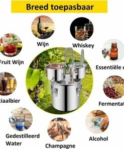 Begroting ❤️ Vevor™ Vevor® Destilleerapparaat - Destileerketel - Fermentatie Set - Distilleerketel Voor Alcohol - 12 Liter - RVS ???? 12 Begroting ❤️ Vevor™ Vevor® Destilleerapparaat - Destileerketel - Fermentatie Set - Distilleerketel Voor Alcohol - 12 Liter - RVS ???? -Hendi Shop 550x560 4