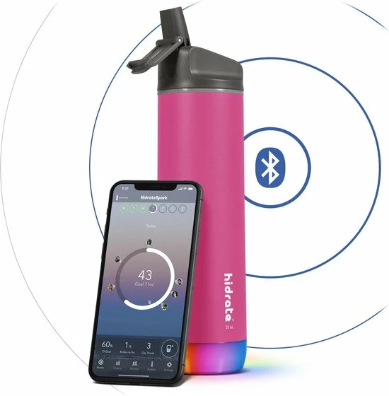 Kopen ???? Hidrate Spark Straw Slimme Waterfles - Staal - 500ml - LED Verlichting - Fruit Punch ???? 3 Kopen ???? Hidrate Spark Straw Slimme Waterfles - Staal - 500ml - LED Verlichting - Fruit Punch ????