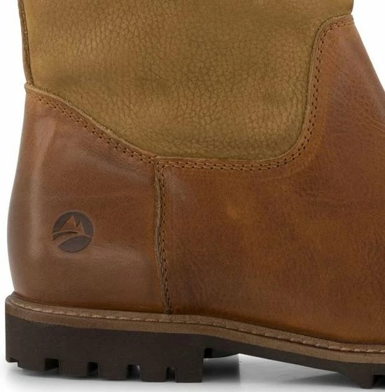 Begroting ???? Travelin' Finland Dames - Wolgevoerde Leren Outdoorlaars - Waterdicht Laarzen - Cognac Bruin Leer - Maat 40 ???? 8 Begroting ???? Travelin' Finland Dames - Wolgevoerde Leren Outdoorlaars - Waterdicht Laarzen - Cognac Bruin Leer - Maat 40 ???? - Afbeelding 6