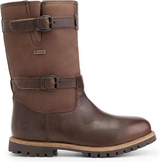 Korting ❤️ Travelin' Sweden Heren Outdoorlaarzen - Waterdicht En Ademend - Wol Gevoerde Wandellaars - Donkerbruin Leer - Maat 47 ???? 3 Korting ❤️ Travelin' Sweden Heren Outdoorlaarzen - Waterdicht En Ademend - Wol Gevoerde Wandellaars - Donkerbruin Leer - Maat 47 ????