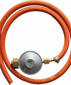 Nieuw ⭐ Campingaz BBQ Gasfles Drukregelaarset - 30 Mbar - Drukregelaar + Slang ????