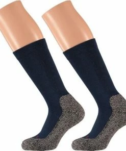 Korting ???? Merkloos Blauwe Wandelsokken Heren Maat 39/42 ✨