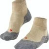 Groothandel ???? FALKE TK5 Wander Short Wandelsokken Kort Zacht Thermisch Anti-blaar Antizweet Zonder Motief Met Elastische Boord Admend Merinowol Beige Dames Sportsokken - Maat 39-40 ???? -Hendi Shop 550x578 3