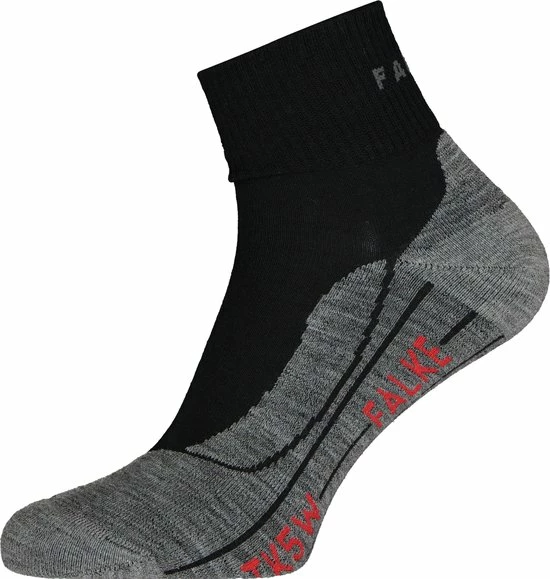 Flash-uitverkoop ???? FALKE TK5 Wander Short Wandelsokken Kort Zacht Thermisch Anti-blaar Antizweet Zonder Motief Met Elastische Boord Admend Merinowol Zwart Dames Sportsokken - Maat 41-42 ???? 10 Flash-uitverkoop ???? FALKE TK5 Wander Short Wandelsokken Kort Zacht Thermisch Anti-blaar Antizweet Zonder Motief Met Elastische Boord Admend Merinowol Zwart Dames Sportsokken - Maat 41-42 ???? - Afbeelding 8