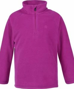 Beste Pirce ???? Color Kids - Fleece Trui Voor Kinderen - Gerecycled - Festival Fuchsia - Maat 152cm ????