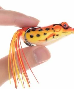 Goedkoopste ???? Lureking Kikker - Kunstaas Roofvis - Hengelsport - Vissen - Rood ????