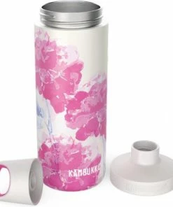 Gloednieuw ???? Kambukka Reno Geïsoleerde Drinkfles 500 ML - Pink Blossom Met Draaidop ???? -Hendi Shop 550x587 1