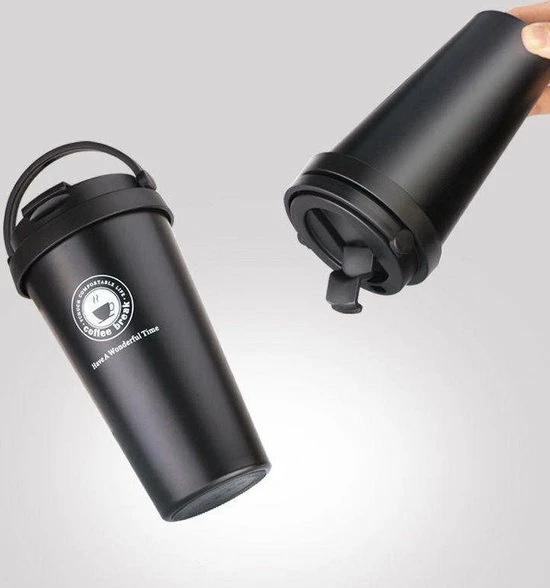 Groothandel ???? Cafestyle Thermosbeker – Travel Mug – Koffiebeker – Thermosfles – RVS – Antislip - 500 ML - Zwart ⭐ 12 Groothandel ???? Cafestyle Thermosbeker – Travel Mug – Koffiebeker – Thermosfles – RVS – Antislip - 500 ML - Zwart ⭐ - Afbeelding 10