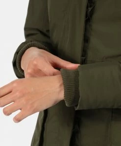 Goedkoop ???? Regatta, ???? Womens Yewbank II Waterdichte Dames Winterjas, Khakigroen, Maat 38 ???? -Hendi Shop 550x597 2