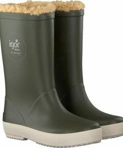 Coupon ???? Igor - Regenlaarzen Voor Kinderen - Splash Nautico Borreguito - Kakigroen - Maat 29EU ???? -Hendi Shop 550x607 3
