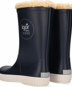 Flash-uitverkoop ⭐ Igor - Regenlaarzen Voor Kinderen - Splash Nautico Borreguito - Marineblauw - Maat 35EU ⌛ -Hendi Shop 550x608