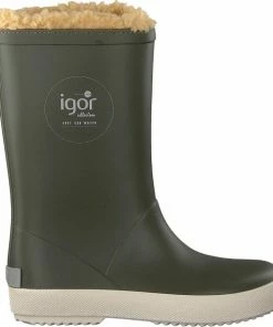 Coupon ???? Igor - Regenlaarzen Voor Kinderen - Splash Nautico Borreguito - Kakigroen - Maat 29EU ???? -Hendi Shop 550x613 3
