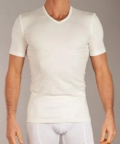 Coupon ???? Ten Cate Thermo Men V-neck - Heren Thermo T-shirt V-hals - Wit - Maat: L ???? -Hendi Shop 550x614 4