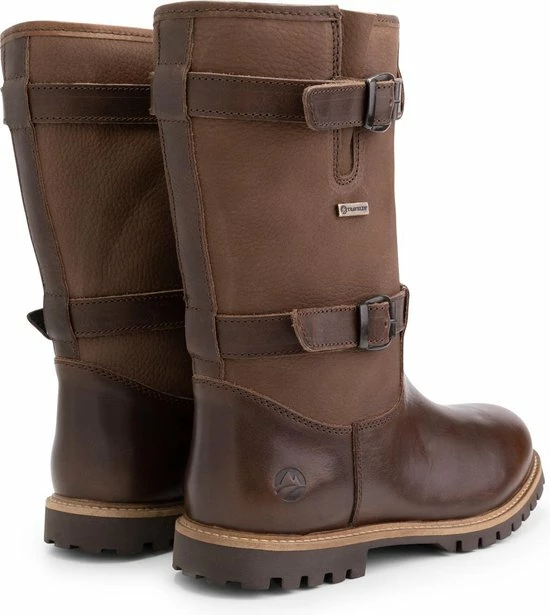 Korting ❤️ Travelin' Sweden Heren Outdoorlaarzen - Waterdicht En Ademend - Wol Gevoerde Wandellaars - Donkerbruin Leer - Maat 47 ???? 6 Korting ❤️ Travelin' Sweden Heren Outdoorlaarzen - Waterdicht En Ademend - Wol Gevoerde Wandellaars - Donkerbruin Leer - Maat 47 ???? - Afbeelding 4