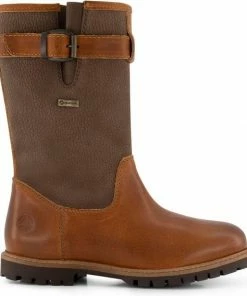 Beste Pirce ???? Travelin' Konstanz Dames - Leren Outdoorlaarzen - Waterdicht En Ademend - Laars - Bruin Leer - Maat 40 ????