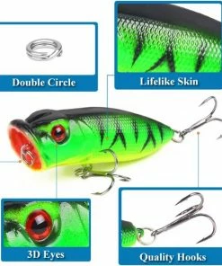 Beste Verkoop ???? Merkloos Popper - Topwater - Roofvis - Kunstaas ????