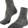 Flash-uitverkoop ???? FALKE TK2 Explore Wool Short Wandelsokken Anti-Bubbel Dik Sneldrogend Merinowol Beige Dames Sportsokken - Maat 44-45 ???? -Hendi Shop 550x619 1