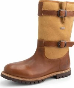 Groothandel ✔️ Travelin' Sweden Heren Outdoorlaarzen - Waterdicht En Ademend - Wol Gevoerde Wandellaars - Cognac Leer - Maat 48 ???? -Hendi Shop 550x619 14