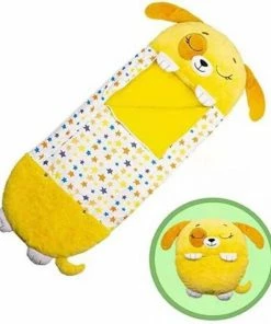 Uitgang ???? Into Stock Happy Napper -160 Cms | Kinderslaapzak | Slaapzak Junior |nappers | Children Sleeping Bag | Kinderen Slaapzak | Super Soft 2 In 1 Fun Pillow &Sleepy For Boys | Hond Slaapzak | Zachte Slaapzak | Knuffel Slaapzak | 2 In 1 Slaapzak | Kinderen ????