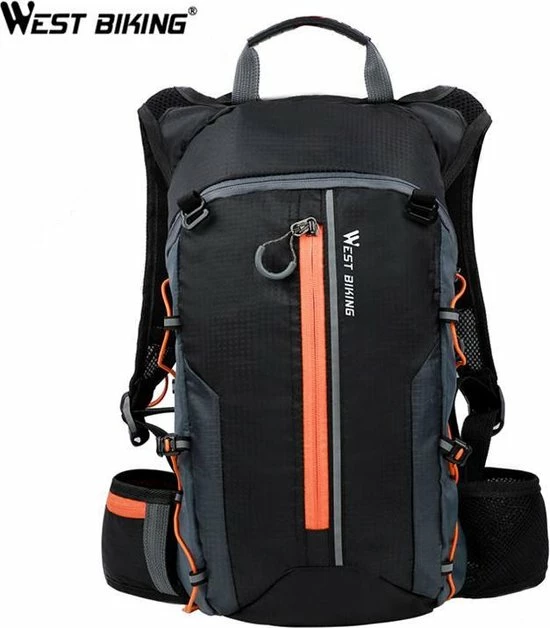 Gloednieuw ???? West Biking Ultralichte Drinkrugzak | Lichte Hydro Rugzak | Outdoor Sporten Hardlopen Klimmen Pouch Fietsen Wandelen | Waterafstotende Fiets Rugzak – 10 L Zwart/Oranje ⭐ 3 Gloednieuw ???? West Biking Ultralichte Drinkrugzak | Lichte Hydro Rugzak | Outdoor Sporten Hardlopen Klimmen Pouch Fietsen Wandelen | Waterafstotende Fiets Rugzak – 10 L Zwart/Oranje ⭐