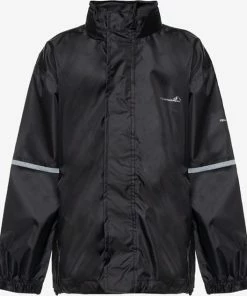 Promo ✨ Mountain Peak Kinder Regenjas - Zwart - Maat 170/176 ✨