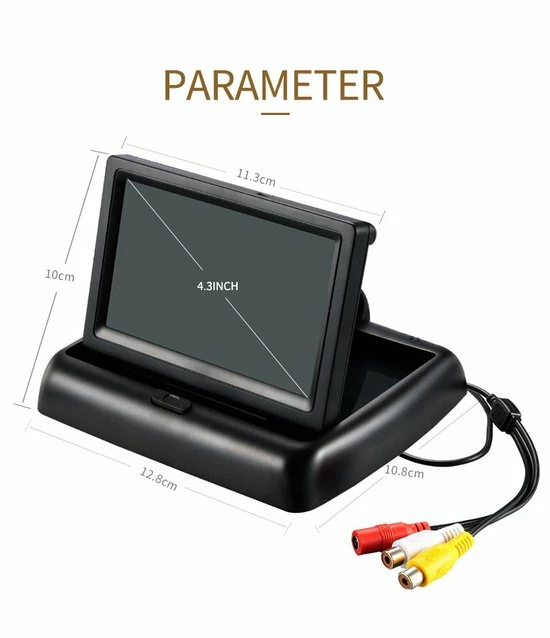 Korting ✔️ Yoelbaer Draagbare Display 4.3 Inch Color LCD TFT Monitor ???? 8 Korting ✔️ Yoelbaer Draagbare Display 4.3 Inch Color LCD TFT Monitor ???? - Afbeelding 6