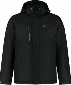 Coupon ???? Kjelvik Heren Winterjas - Functionele Winterjas - Mano - Zwart - Maat XXL ????