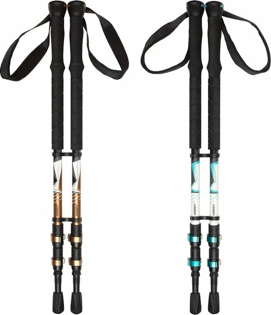 Kopen ???? Abbey Camp Abbey Wandelstokken Telescopisch Verstelbaar - Takezi - Set - Zwart/Brons ???? 16 Kopen ???? Abbey Camp Abbey Wandelstokken Telescopisch Verstelbaar - Takezi - Set - Zwart/Brons ???? - Afbeelding 14