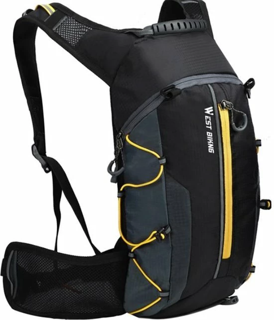 Gloednieuw ???? West Biking Ultralichte Drinkrugzak | Lichte Hydro Rugzak | Outdoor Sporten Hardlopen Klimmen Pouch Fietsen Wandelen | Waterafstotende Fiets Rugzak – 10 L Zwart/Oranje ⭐ 5 Gloednieuw ???? West Biking Ultralichte Drinkrugzak | Lichte Hydro Rugzak | Outdoor Sporten Hardlopen Klimmen Pouch Fietsen Wandelen | Waterafstotende Fiets Rugzak – 10 L Zwart/Oranje ⭐ - Afbeelding 3