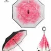 Beste Pirce ✔️ San Vitale® - Unieke Reversible Windproof Paraplu - Roze Bloem ???? -Hendi Shop 550x647