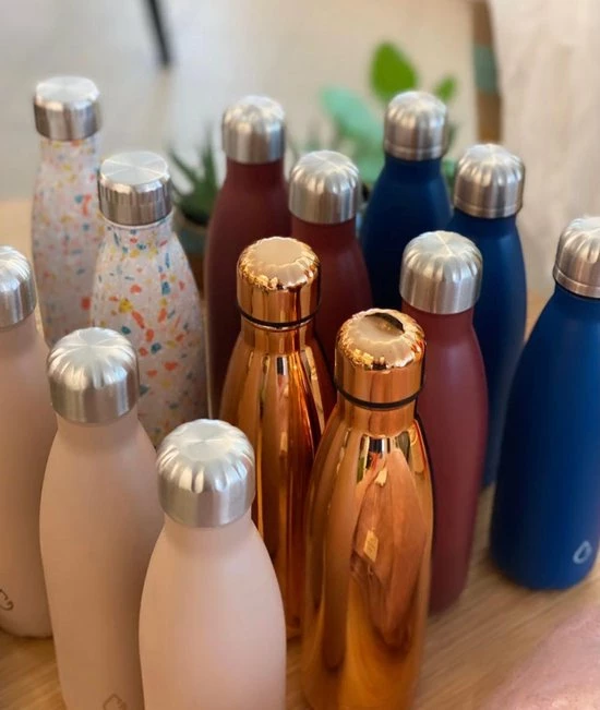 Beste Verkoop ⌛ Wattamula Design Eco RVS Drinkfles - Nude - Extra Dop Met Rietje En Carrier - 500 Ml - Waterfles - Thermosfles - Sport ⭐ 8 Beste Verkoop ⌛ Wattamula Design Eco RVS Drinkfles - Nude - Extra Dop Met Rietje En Carrier - 500 Ml - Waterfles - Thermosfles - Sport ⭐ - Afbeelding 6