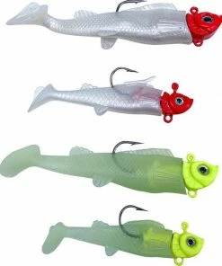 Goedkoopste ⭐ Brute Strength - Kunst Aas Set - 10 Stuks -Roofvissen Pluggen Met Haak Set Voor Snoek/Baars Roofvis 2 Kunstaas - Shads ❤️