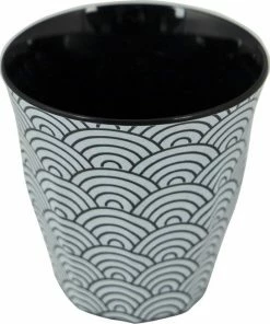 Beste Verkoop ???? Bo-Camp Servies - Mix & Match - 16 Delig - Zwart/Wit ???? -Hendi Shop 550x654 3