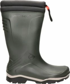 Flash-uitverkoop ???? Dunlop Laarzen - Rubber Laarzen Heren - Regenlaarzen- Laarzen Dames - Gevoerde Laarzen - Werk Laarzen - Groen - Maat 47 ✔️