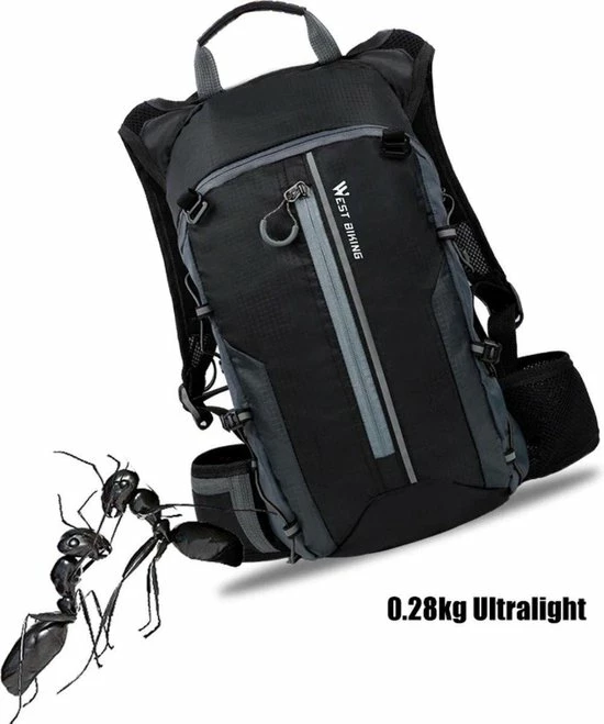 Gloednieuw ???? West Biking Ultralichte Drinkrugzak | Lichte Hydro Rugzak | Outdoor Sporten Hardlopen Klimmen Pouch Fietsen Wandelen | Waterafstotende Fiets Rugzak – 10 L Zwart/Oranje ⭐ 10 Gloednieuw ???? West Biking Ultralichte Drinkrugzak | Lichte Hydro Rugzak | Outdoor Sporten Hardlopen Klimmen Pouch Fietsen Wandelen | Waterafstotende Fiets Rugzak – 10 L Zwart/Oranje ⭐ - Afbeelding 8