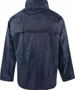 Uitgang ???? C-Line Regenpak Met Capuchon - Blauw - Reflecterend - Nieuw Model - Kinder Maat 110/116 ???? -Hendi Shop 550x663