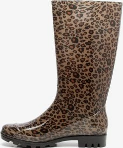 Hete verkoop ???? Mountain Peak Dames Regenlaarzen Met Luipaardprint - Bruin - Maat 36 ⌛ -Hendi Shop 550x664 2