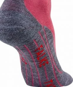 Groothandel ???? FALKE TK5 Wander Wandelsokken Mid-rise Zacht Thermisch Anti-blaar Antizweet Zonder Motief Met Elastische Boord Warm Admend Merinowol Rood Dames Sportsokken - Maat 39-40 ✨ -Hendi Shop 550x667