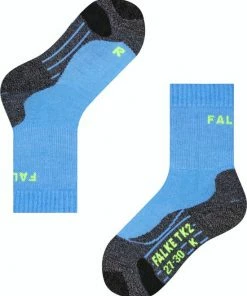 Beste Pirce ⭐ FALKE TK2 Wandelsokken Warm Winter Zacht Thermisch Ademend Anti-blaar Antizweet Zonder Motief Met Elastische Boord Merinowol Blauw Unisex Sportsokken - Maat 35-38 ????