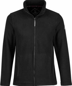 Gloednieuw ⌛ BJØRNSON Maks Fleece Vest 4 Seizoenen Heren - Rits - Maat M - Zwart ????