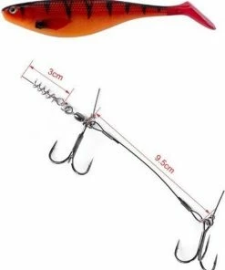 Top 10 ✔️ Hunthouse FireTiger Shad Van 17 Cm Voor Grote Snoek Inclusief Haken ????