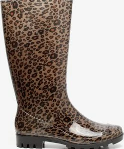 Hete verkoop ???? Mountain Peak Dames Regenlaarzen Met Luipaardprint - Bruin - Maat 36 ⌛ -Hendi Shop 550x675 6