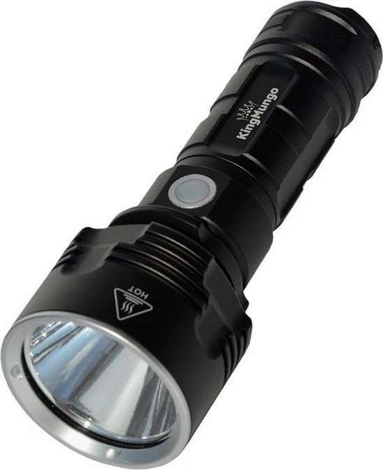 Beste Pirce ✔️ King Mungo KM-44 LED Oplaadbare Militaire Zaklamp - 1200 Lumen - Zwart ???? 4 Beste Pirce ✔️ King Mungo KM-44 LED Oplaadbare Militaire Zaklamp - 1200 Lumen - Zwart ???? - Afbeelding 2
