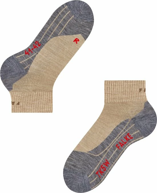 Groothandel ???? FALKE TK5 Wander Short Wandelsokken Kort Zacht Thermisch Anti-blaar Antizweet Zonder Motief Met Elastische Boord Admend Merinowol Beige Dames Sportsokken - Maat 39-40 ???? 8 Groothandel ???? FALKE TK5 Wander Short Wandelsokken Kort Zacht Thermisch Anti-blaar Antizweet Zonder Motief Met Elastische Boord Admend Merinowol Beige Dames Sportsokken - Maat 39-40 ???? - Afbeelding 6