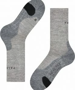 Gloednieuw ⭐ FALKE TK2 Explore Wool Wandelsokken Dikke Versterkte Thermische Sokken Zonder Patroon Met Medium Padding Lang En Warm Voor Wandelen Winter Merinowol Beige Heren Sportsokken - Maat 42-43 ???? -Hendi Shop 550x677