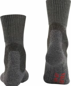 Aanbiedingen ???? FALKE TK1 Adventure Wandelsokken Dikke Versterkte Thermische Sokken Zonder Patroon Met Sterke Wattering Lang En Warm Voor Wandelen Merinowol Grijs Dames Sportsokken - Maat 39-40 ???? -Hendi Shop 550x677 5