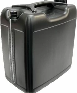 Beste Pirce ???? CubiConnect 5x Jerrycans 25L UN - Zwart Met Zichtstreep En Ontluchtingsventiel ⌛ -Hendi Shop 550x685