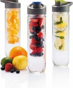 Beste Pirce ???? Loooqs Waterfles Met Infuser - Oranje - 0.8 L ???? -Hendi Shop 550x702 2
