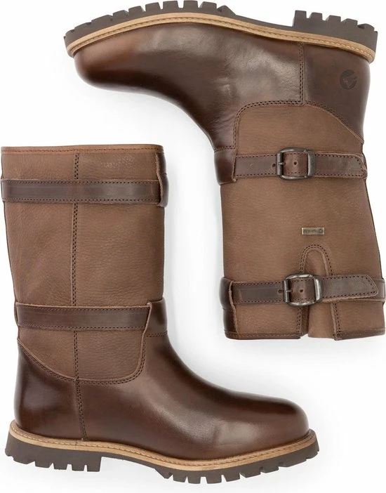 Korting ❤️ Travelin' Sweden Heren Outdoorlaarzen - Waterdicht En Ademend - Wol Gevoerde Wandellaars - Donkerbruin Leer - Maat 47 ???? 7 Korting ❤️ Travelin' Sweden Heren Outdoorlaarzen - Waterdicht En Ademend - Wol Gevoerde Wandellaars - Donkerbruin Leer - Maat 47 ???? - Afbeelding 5