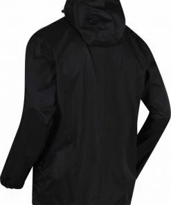 Goedkoopste ???? Regatta Pack-It II Regenjas - Maat XXL - Mannen - Zwart ✔️ -Hendi Shop 550x703 3